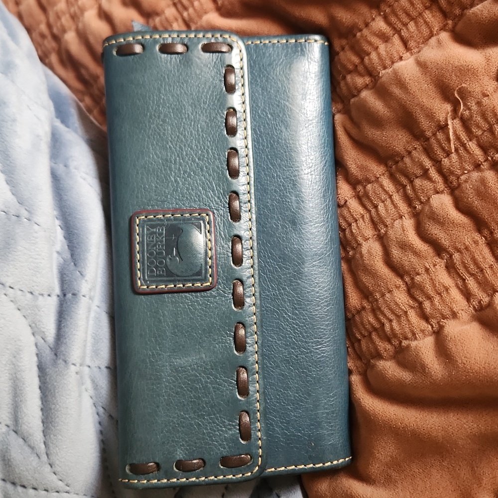 Dooney & Bourke Florentine Denim Clutch Wallet